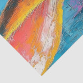 Dekoupage Vibranred Bunny Blasblubbles Seidenpapier (Ausschnitt)