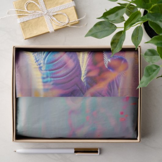 Dekoupage Vibranred Elephant Seidenpapier (Geschenk)