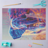 Dekoupage Vibranred Elephant Seidenpapier (Basteln)