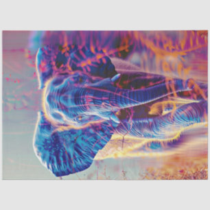 Dekoupage Vibranred Elephant Seidenpapier