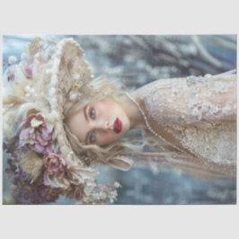 Dekoupage Vintag 1920er Belle of the Derby Seidenpapier