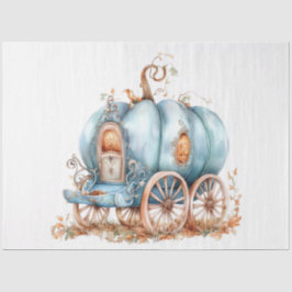 Dekoupage Vintag Magic Pumpkin Carriage Seidenpapier