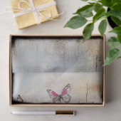 Dekoupage Vintag Osterroter LKWenhase im Feld Seidenpapier (Geschenk)