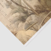 Dekoupage von Antique Red and Cream Poppies Seidenpapier (Ausschnitt)