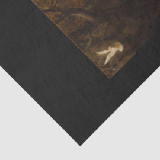 Dekoupage von Aphrodite Girl & Animal Seidenpapier (Ausschnitt)