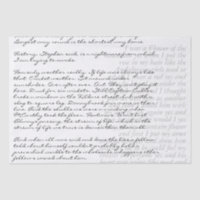 Dekoupage von benutzerdefinierten Texten Schriftbu