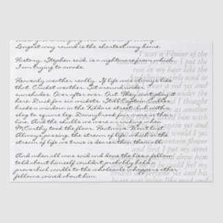 Dekoupage von benutzerdefinierten Texten Schriftbu Seidenpapier