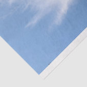 Dekoupage von Blue Sky und White Fluffy Clouds Fot Seidenpapier (Ausschnitt)