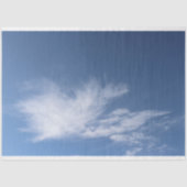 Dekoupage von Blue Sky und White Fluffy Clouds Fot Seidenpapier (Vorderseite)