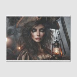 Dekoupage von Captain Decoupage, dem Mit Augen Gho Seidenpapier