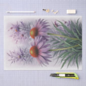 Dekoupage von Cone-Blume Seidenpapier (Handwerk)