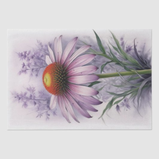 Dekoupage von Cone-Blume Seidenpapier (Vorderseite)