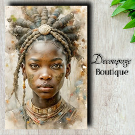 Dekoupage von Earth Princess Seidenpapier