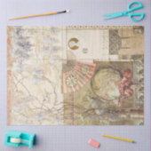 Dekoupage von Floral Wisteria & Fan Seidenpapier (Basteln)