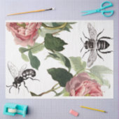 Dekoupage von GIan Floral Bee Elements Seidenpapier (Basteln)