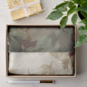 Dekoupage von Kardinal und Red Berries Seidenpapier (Geschenk)