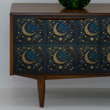 Dekoupage von Messingmonden