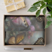 Dekoupage von Metallic-Schmetterlingen Seidenpapier (Geschenk)