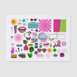 Dekoupage von Pop Art and Comic Images Seidenpapier