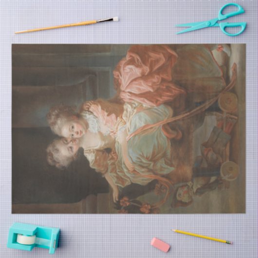 Dekoupage von Princess Sisters Seidenpapier (Basteln)