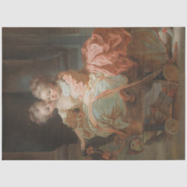 Dekoupage von Princess Sisters Seidenpapier