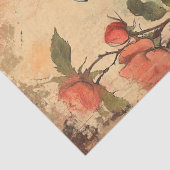 Dekoupage von Raven und Rose Seidenpapier (Detail)