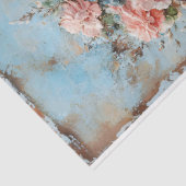 Dekoupage von Rose zum Zeichnen von Fässenrahmen Seidenpapier (Ausschnitt)