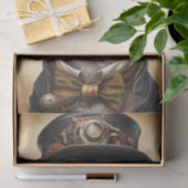 Dekoupage von Steampunk-Dackeln Seidenpapier (Geschenk)