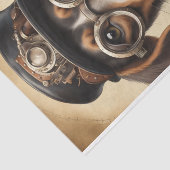 Dekoupage von Steampunk-Dackeln Seidenpapier (Ausschnitt)