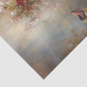 Dekoupage von Swan Pastel Autumn Foliage Seidenpapier (Detail)