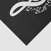 Dekoupage von Treble Clef Tissue Paper Music Giftw Seidenpapier (Ausschnitt)