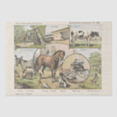 Dekoupage von Vintagen niederländischen Kunstwerke Seidenpapier (Vorderseite)