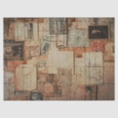 Dekoupage von Vintagen Papieren Seidenpapier (Vorderseite)