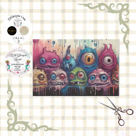 Dekoupage von Whimsical Vibranns Seidenpapier