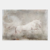 Dekoupage von White Wild Horse Geschenkpapier Set (Vorderseite 2)