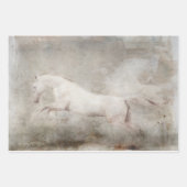 Dekoupage von White Wild Horse Geschenkpapier Set (Vorderseite)