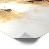 Dekoupage von Wilden Pferden Poster (Ecke)