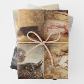 Dekoupage Whimsical Collection Pferde & Swan Geschenkpapier Set (Beispiel)