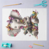 Dekoupage Whimsical Elephant Reading to Students Seidenpapier (Basteln)