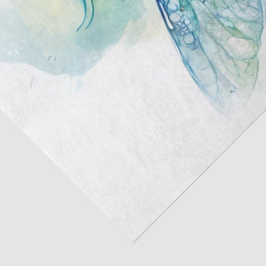 Dekoupage Whimsical Fantasy Land Fairy Seidenpapier (Ausschnitt)