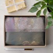 Dekoupage Whimsical farbenfroh gekleidet Racoon Seidenpapier (Geschenk)