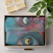 Dekoupage Whimsical Feathered Foursome Ladys Seidenpapier (Geschenk)