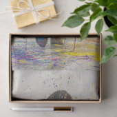 Dekoupage Whimsical Girl Dancing in Paint Seidenpapier (Geschenk)