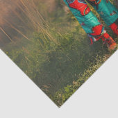 Dekoupage Whimsical Hippie Poodles Tissue Paper Seidenpapier (Detail)