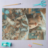 Dekoupage Whimsical Librarian School Lehrer Seidenpapier (Basteln)