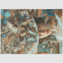 Dekoupage Whimsical Librarian School Lehrer