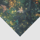 Dekoupage Whimsical Magical Musical Tree Seidenpapier (Ausschnitt)