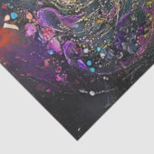 Dekoupage Whimsical Oaster Angel Swirren Farben Seidenpapier (Ausschnitt)