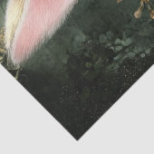 Dekoupage Whimsical Osterkaninchen Intrikate Blume Seidenpapier (Ausschnitt)