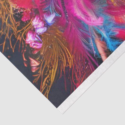 Dekoupage Whimsical Ostrich Wackadoodle RHDesign Seidenpapier (Ausschnitt)